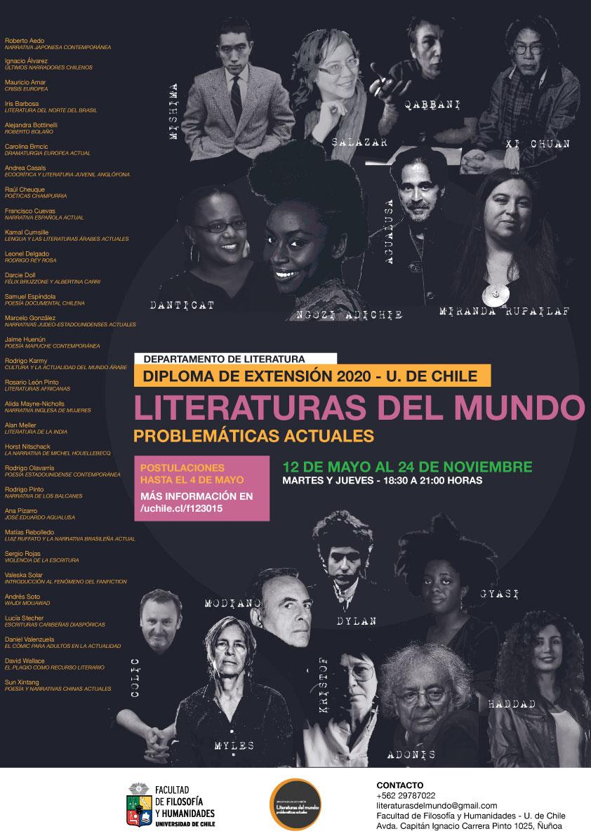 Diplomado de Extensión Literaturas del mundo: problemáticas actuales