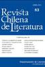Revista Chilena de Literatura N°83, abril 2013