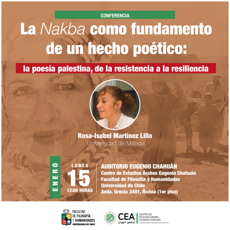 Conferencia La Nakba como fundamento de un hecho poético la poesía