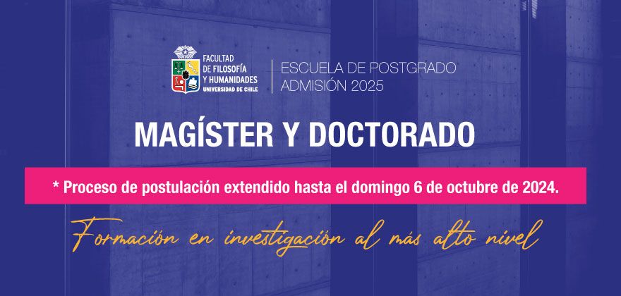 Escuela de Postgrado amplió período de postulación hasta el domingo 6 de octubre