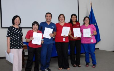 Durante el encuentro se hizo entrega de diplomas de reconocimiento a profesionales sanitarios que se desempeñan en centros de salud familiar y mental de más de 20 comunas 